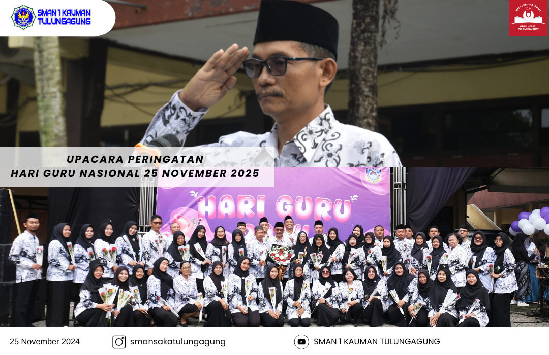 SMAN 1 KAUMAN LAKSANAKAN UPACARA PERINGATI HARI GURU NASIONAL 2024