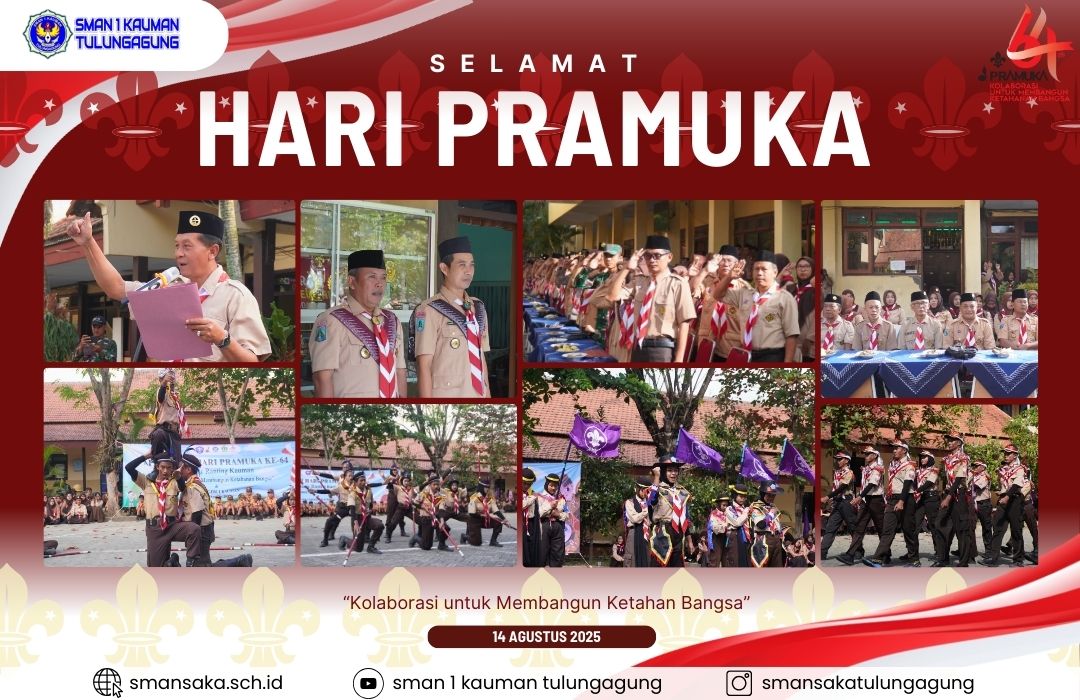 APEL BESAR PERINGATAN HARI PRAMUKA KE 64 WILAYAH KECAMATAN KAUMAN TULUNGAGUNG