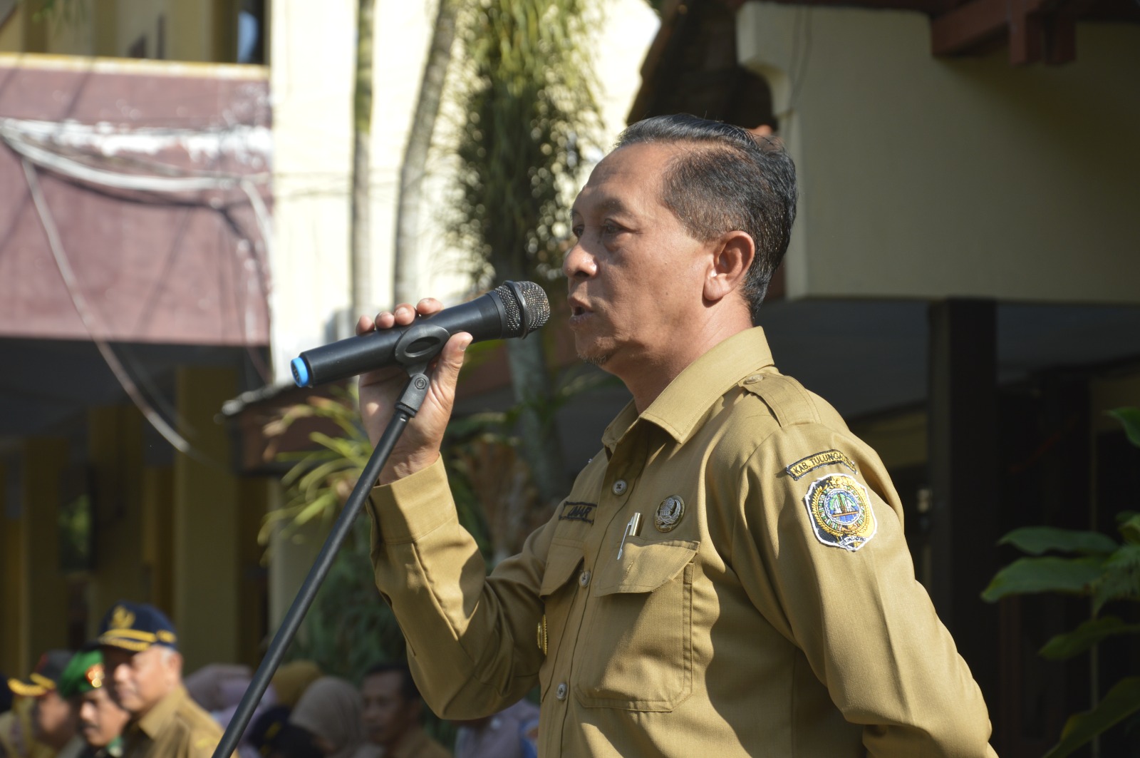 PEMBINAAN KEPALA KECAMATAN KAUMAN UPACARA BENDERA 4 AGUSTUS 2023