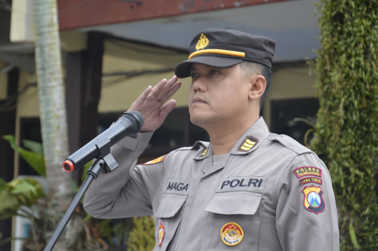 PEMBINAAN UPACARA BENDERA OLEH POLRES TULUNGAGUNG 25 SEPTEMBER 